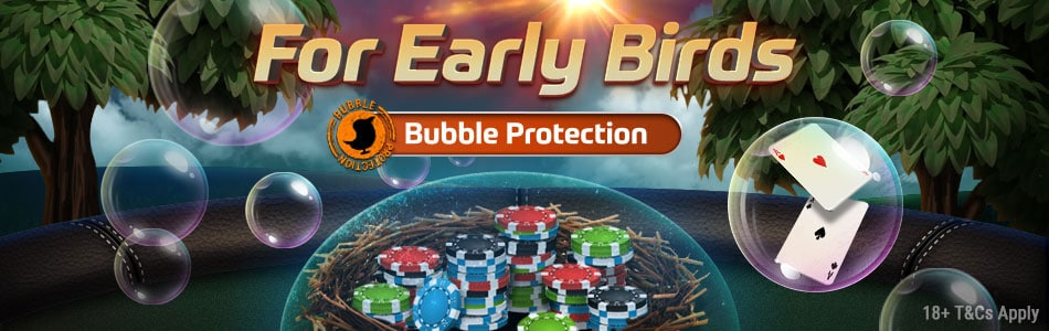 Акция Bubble Protection на GGПокерок